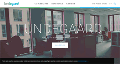Desktop Screenshot of lundegaard.eu