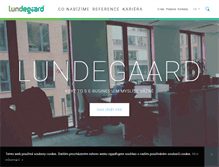 Tablet Screenshot of lundegaard.eu